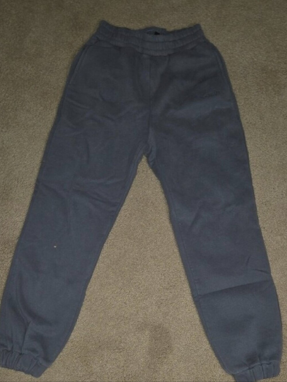 Unisex COMFRT Dark Grey Elastic-Waist Jogger Pants with Cuffed Ankles
